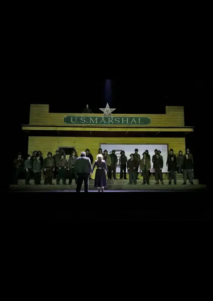 METライブビューイング2026-27／プッチーニ『西武の娘』新演出 ポスター