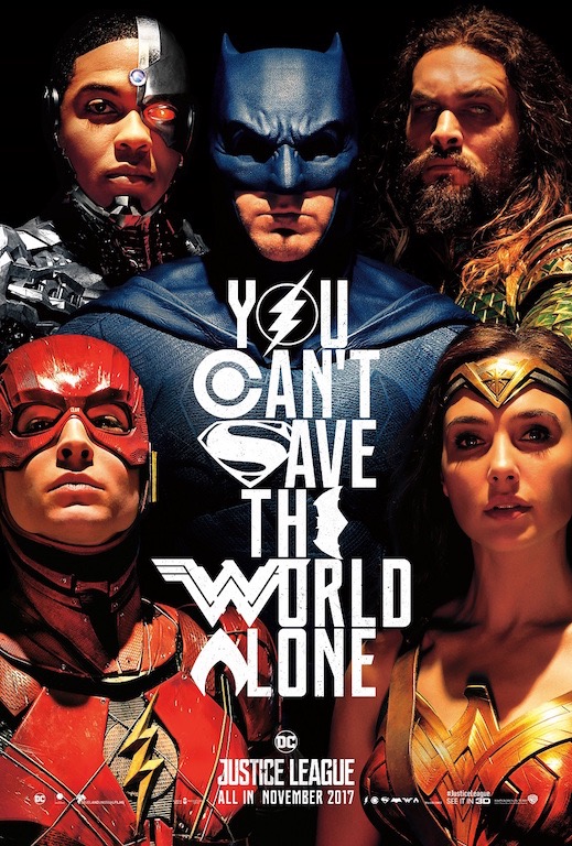 バットマンやワンダーウーマンら集結『ジャスティス・リーグ』新ビジュアルに“世界は1人では救えない”