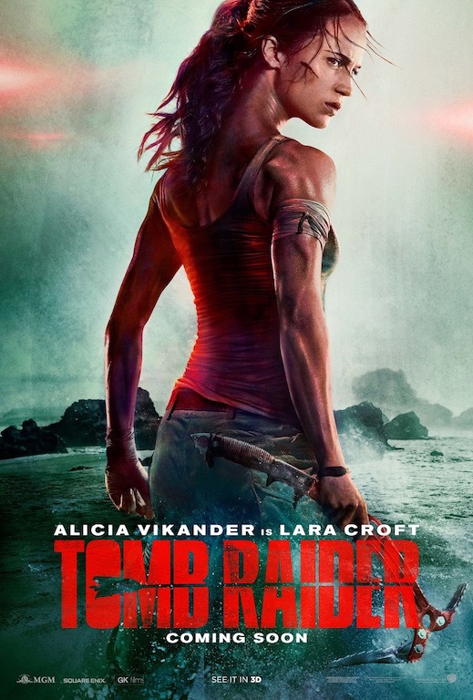 アリシア・ヴィキャンデル主演『トゥームレイダー』2018年3月公開、アクション満載の予告解禁